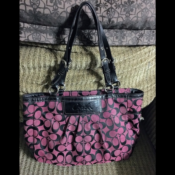 mauve tote bag